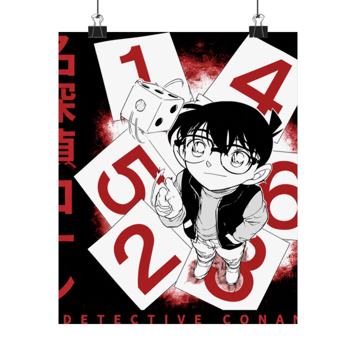 Detective Conan Numbers T-Shirts Design Today Graphic Art | Detective Conan / Case Closed - Official Posters & Wall Art merchandise