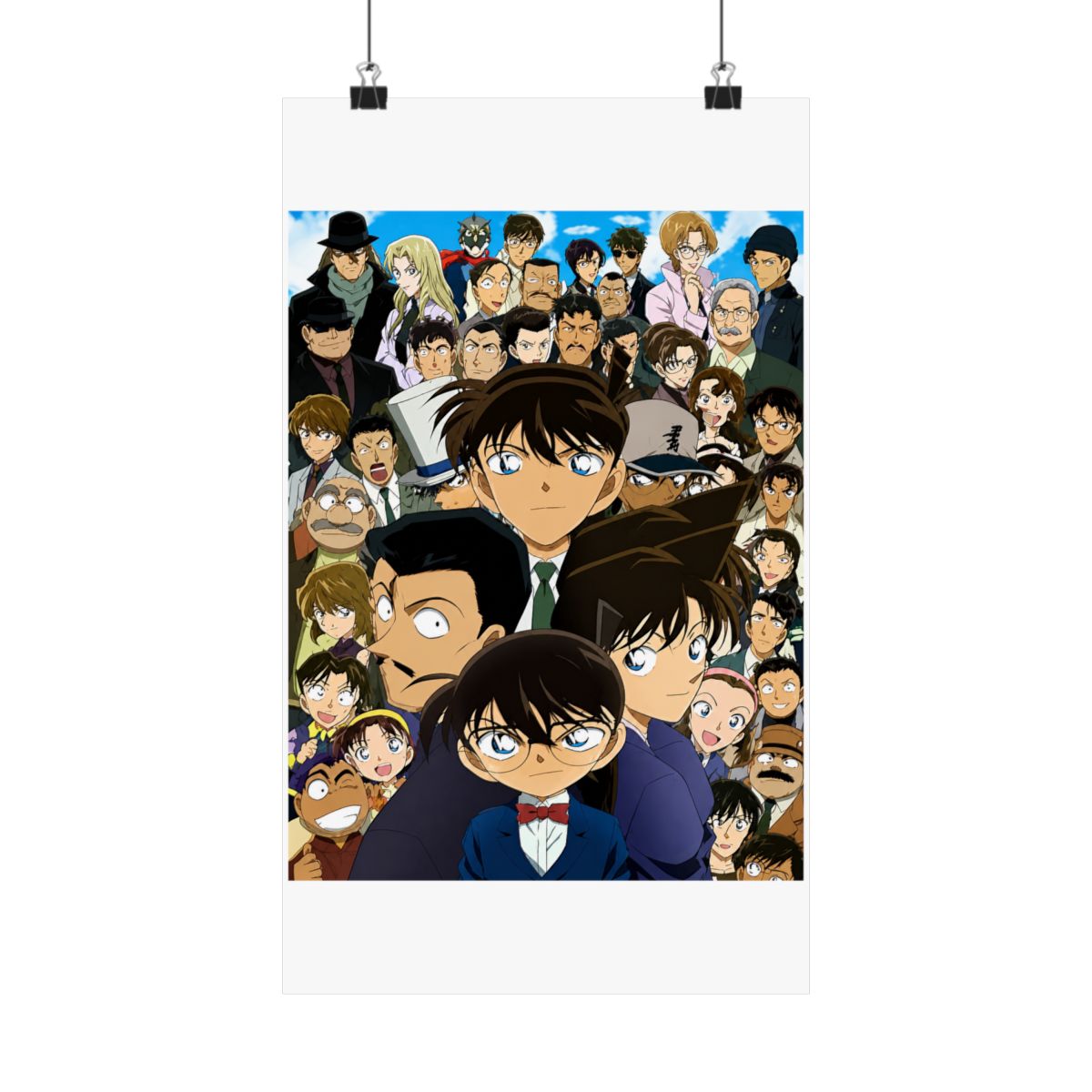 Detective Conan - Case Closed Anime Fabric Wall Scroll Poster (16 x 22) Inches | Detective Conan / Case Closed - alternate angle 2, merchandise