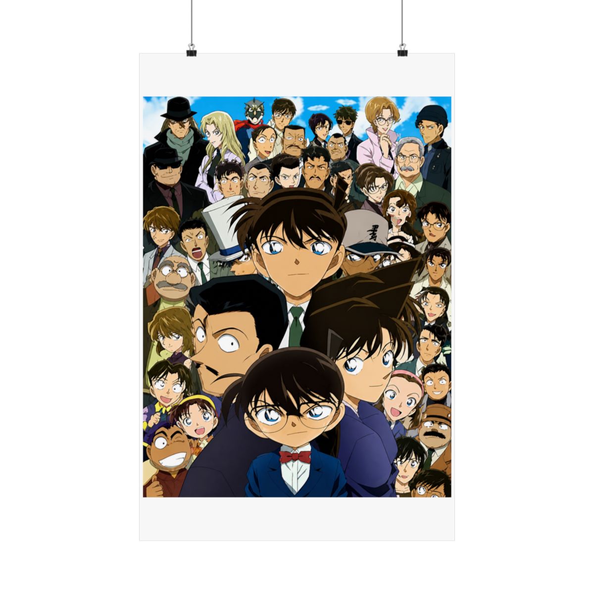 Detective Conan - Case Closed Anime Fabric Wall Scroll Poster (16 x 22) Inches | Detective Conan / Case Closed - alternate angle 3, merchandise