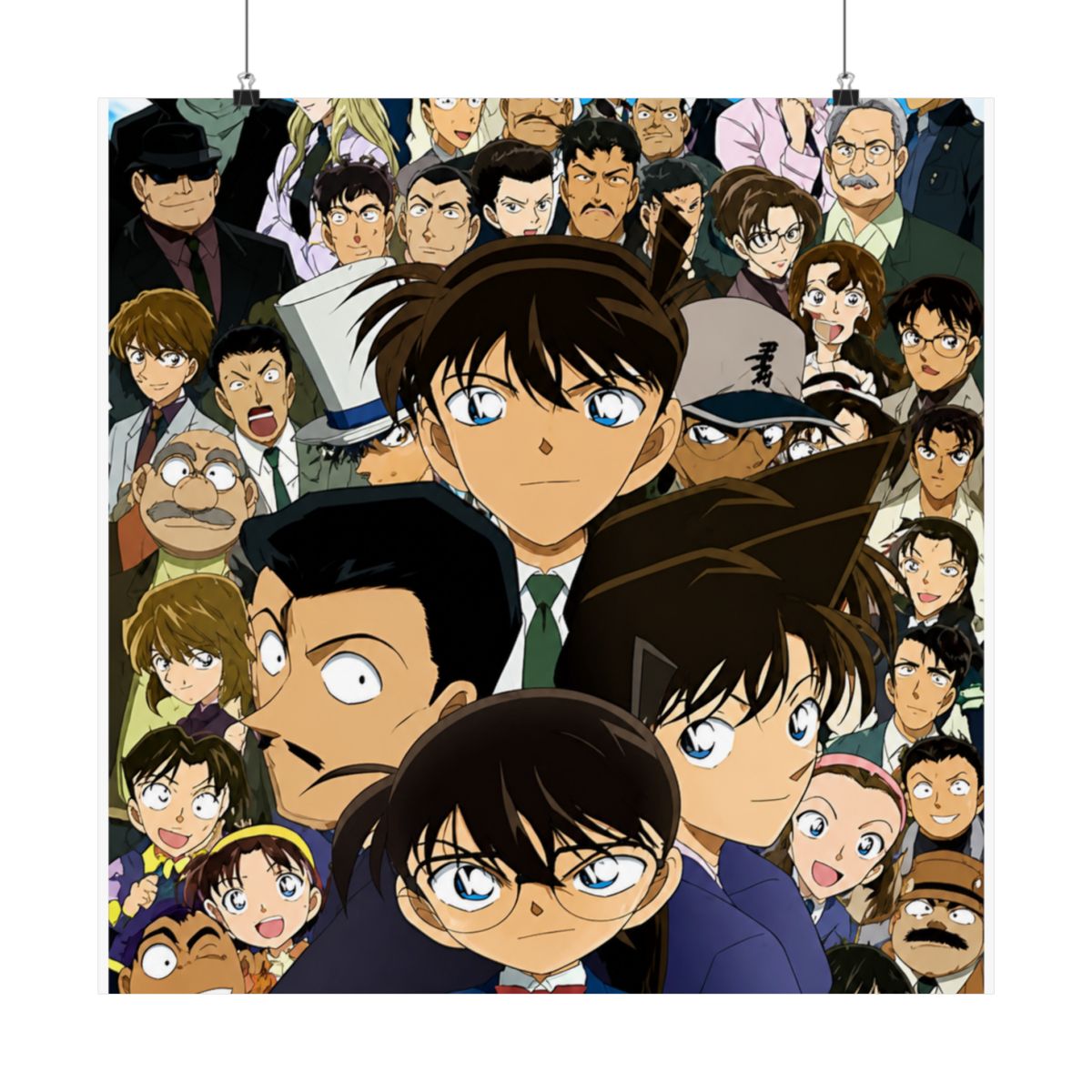 Detective Conan - Case Closed Anime Fabric Wall Scroll Poster (16 x 22) Inches | Detective Conan / Case Closed - alternate angle 4, merchandise