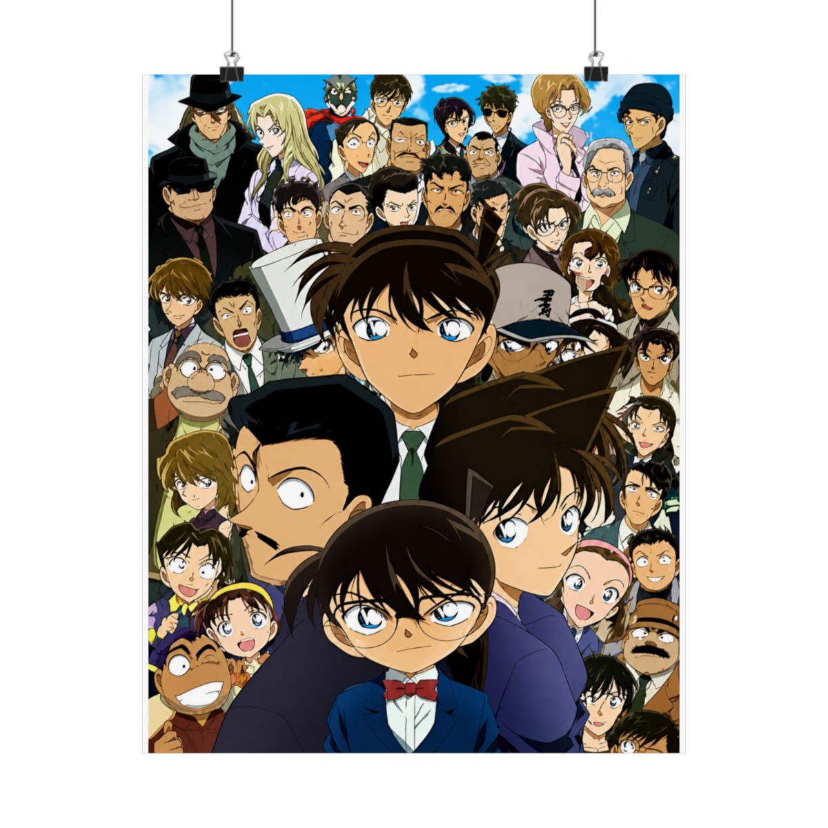 Detective Conan - Case Closed Anime Fabric Wall Scroll Poster (16 x 22) Inches | Detective Conan / Case Closed - alternate angle 5, merchandise