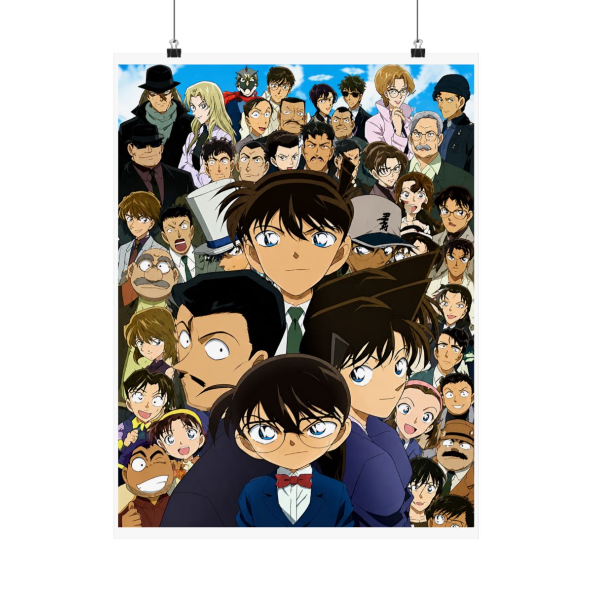 Detective Conan - Case Closed Anime Fabric Wall Scroll Poster (16 x 22) Inches | Detective Conan / Case Closed - alternate angle 1, merchandise