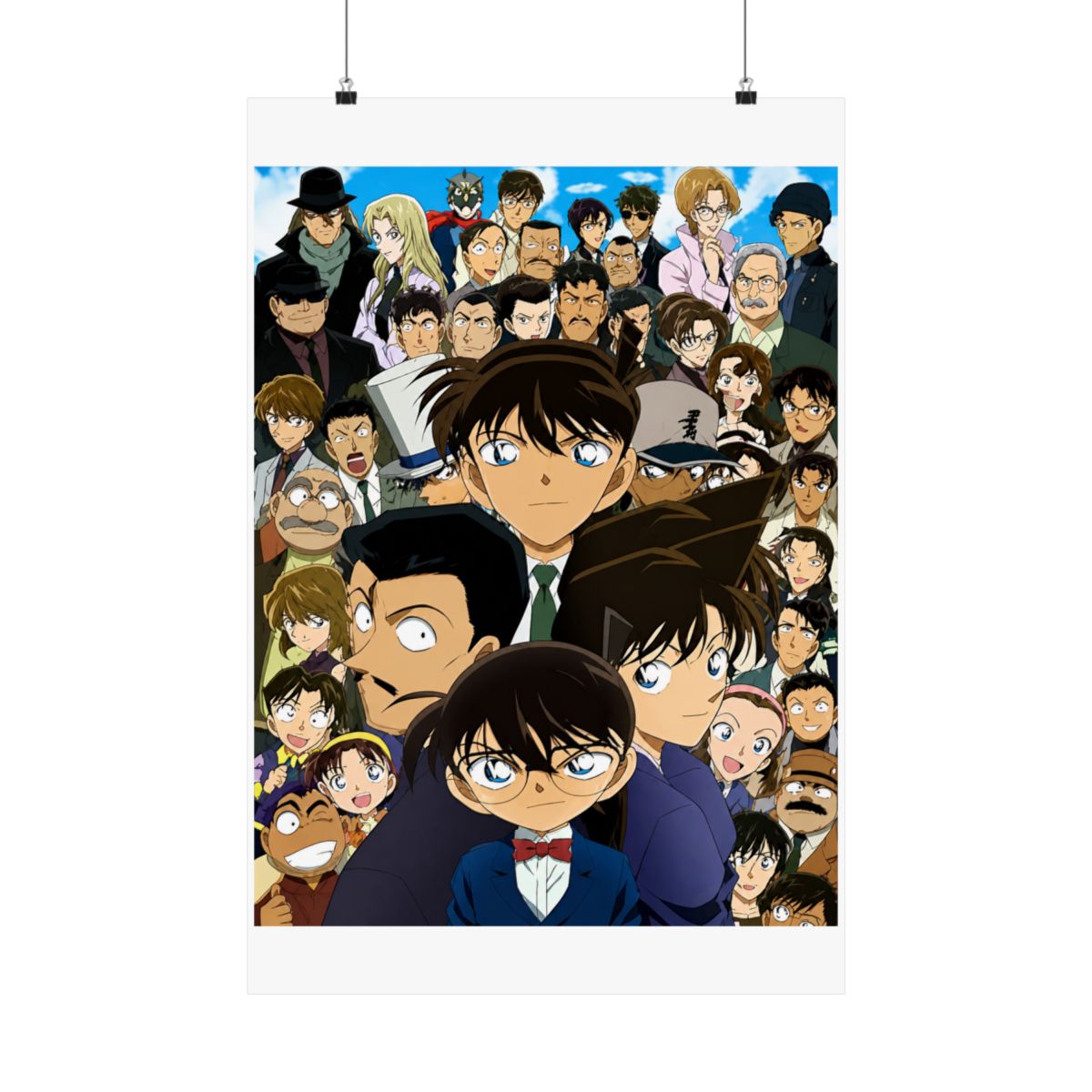 Detective Conan - Case Closed Anime Fabric Wall Scroll Poster (16 x 22) Inches | Detective Conan / Case Closed