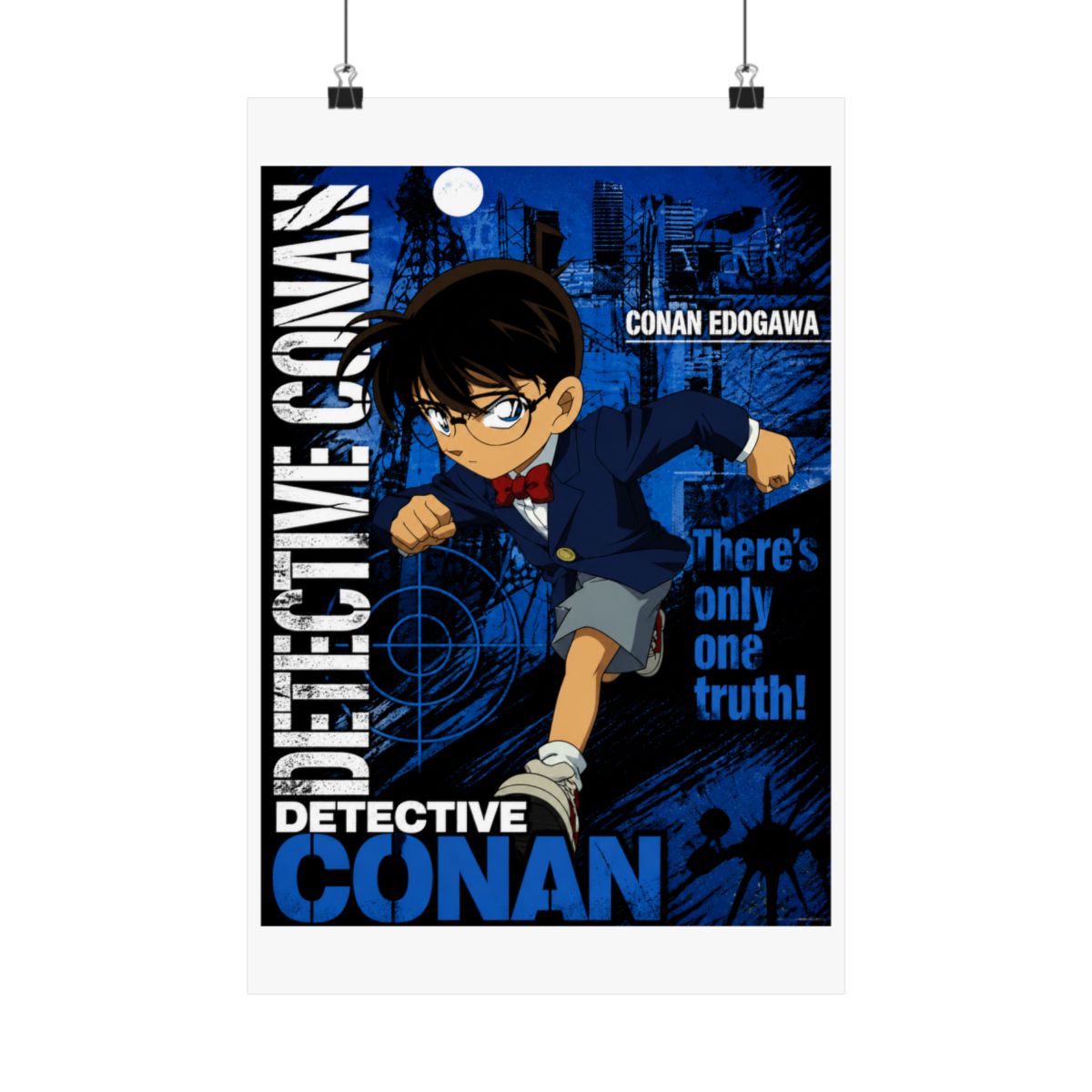 Detective Conan - Case Closed Anime Fabric Wall Scroll Poster (32 x 23) Inches | Detective Conan / Case Closed - alternate angle 4, merchandise